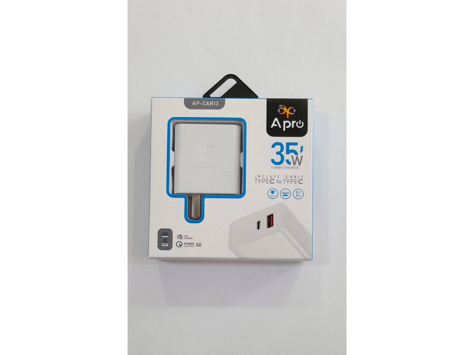 Cargador Apro 35W + cable USB /C