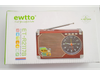 Parlante Radio Bluetooth Reloj TF USB