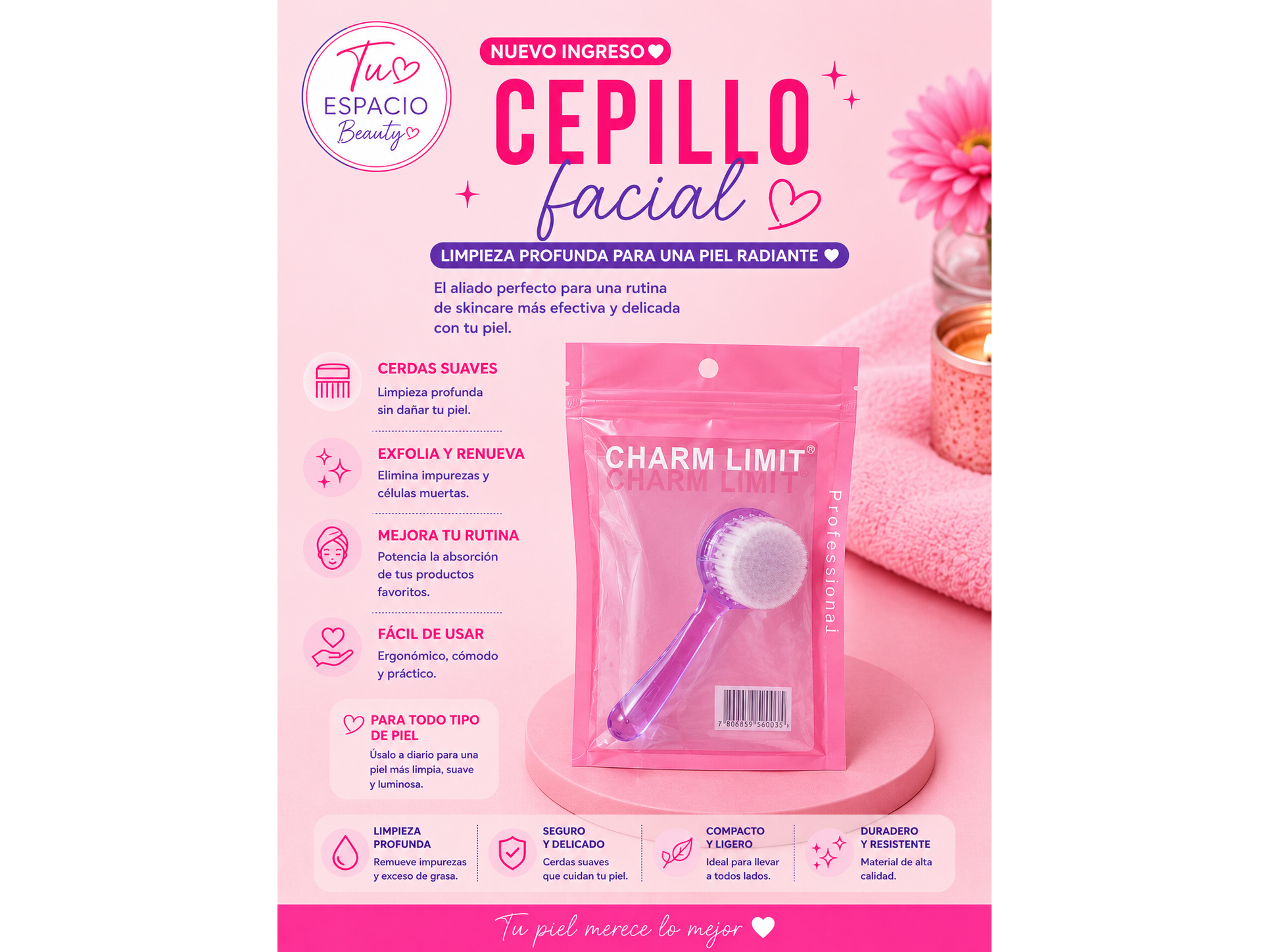 Cepillo facial