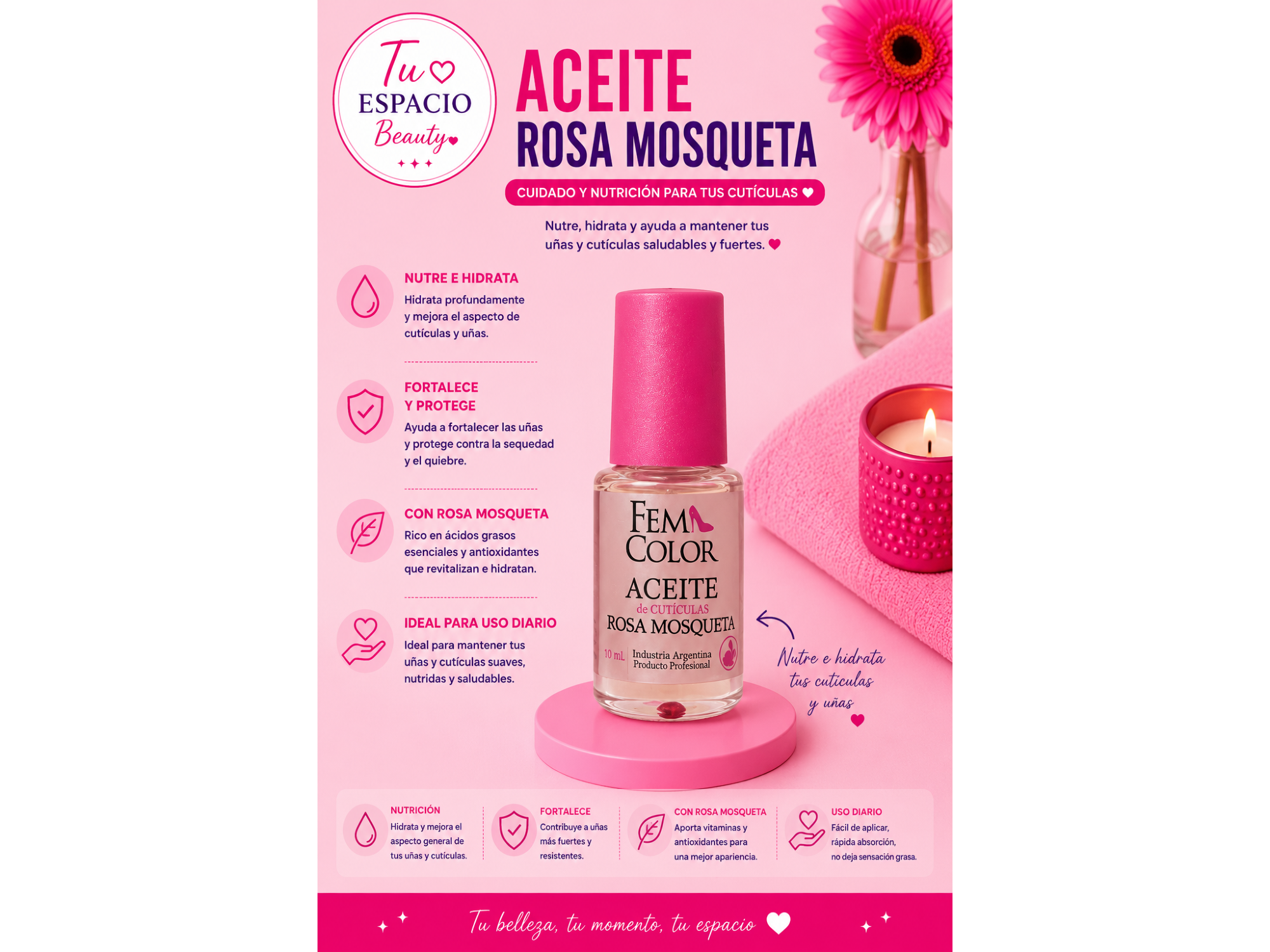 Aceite de Rosa mosqueta