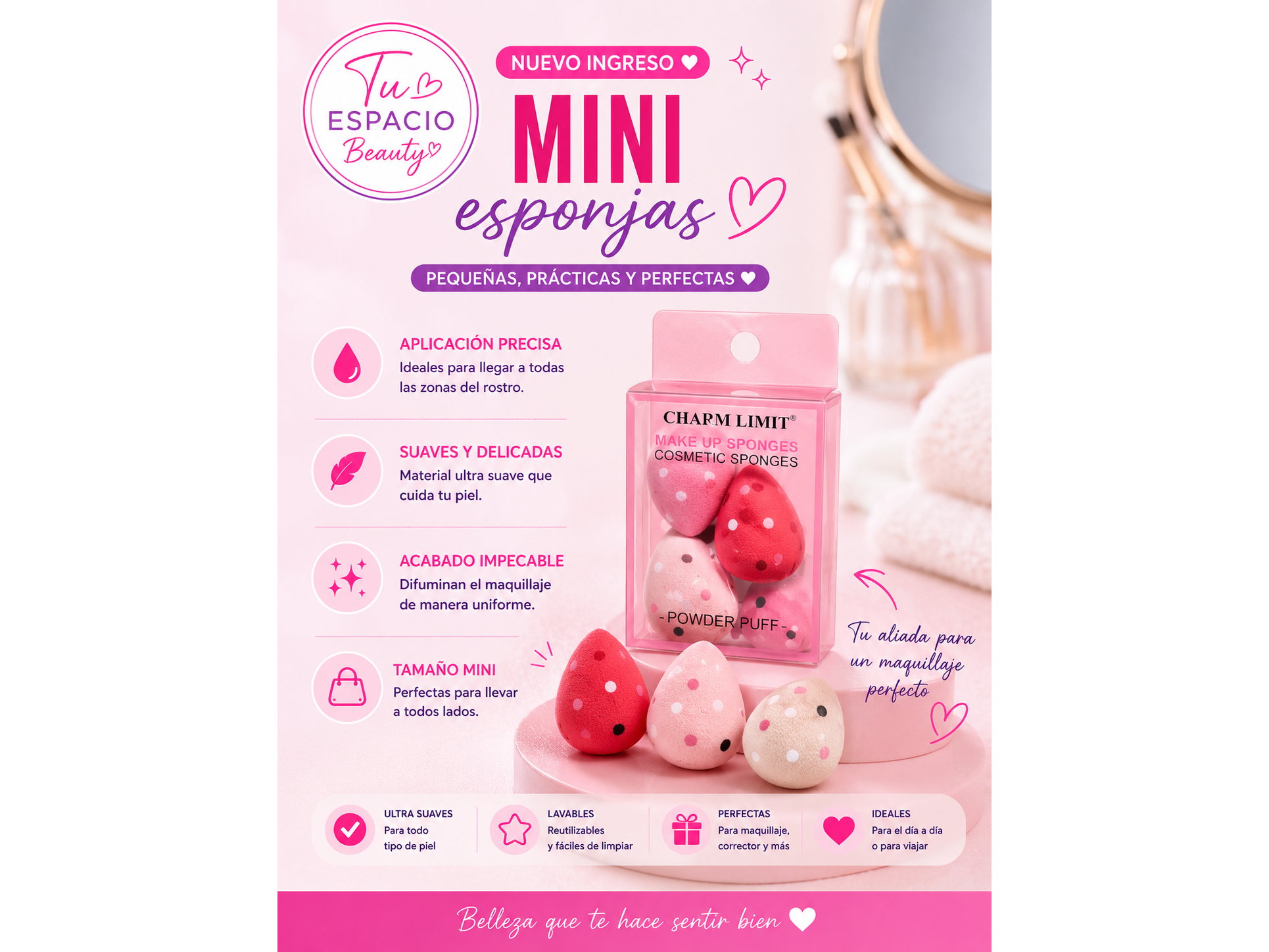Mini esponjas