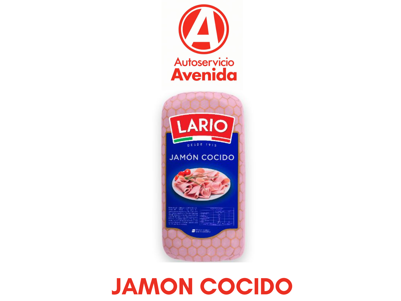 Jamon Cocido Lario x100gr