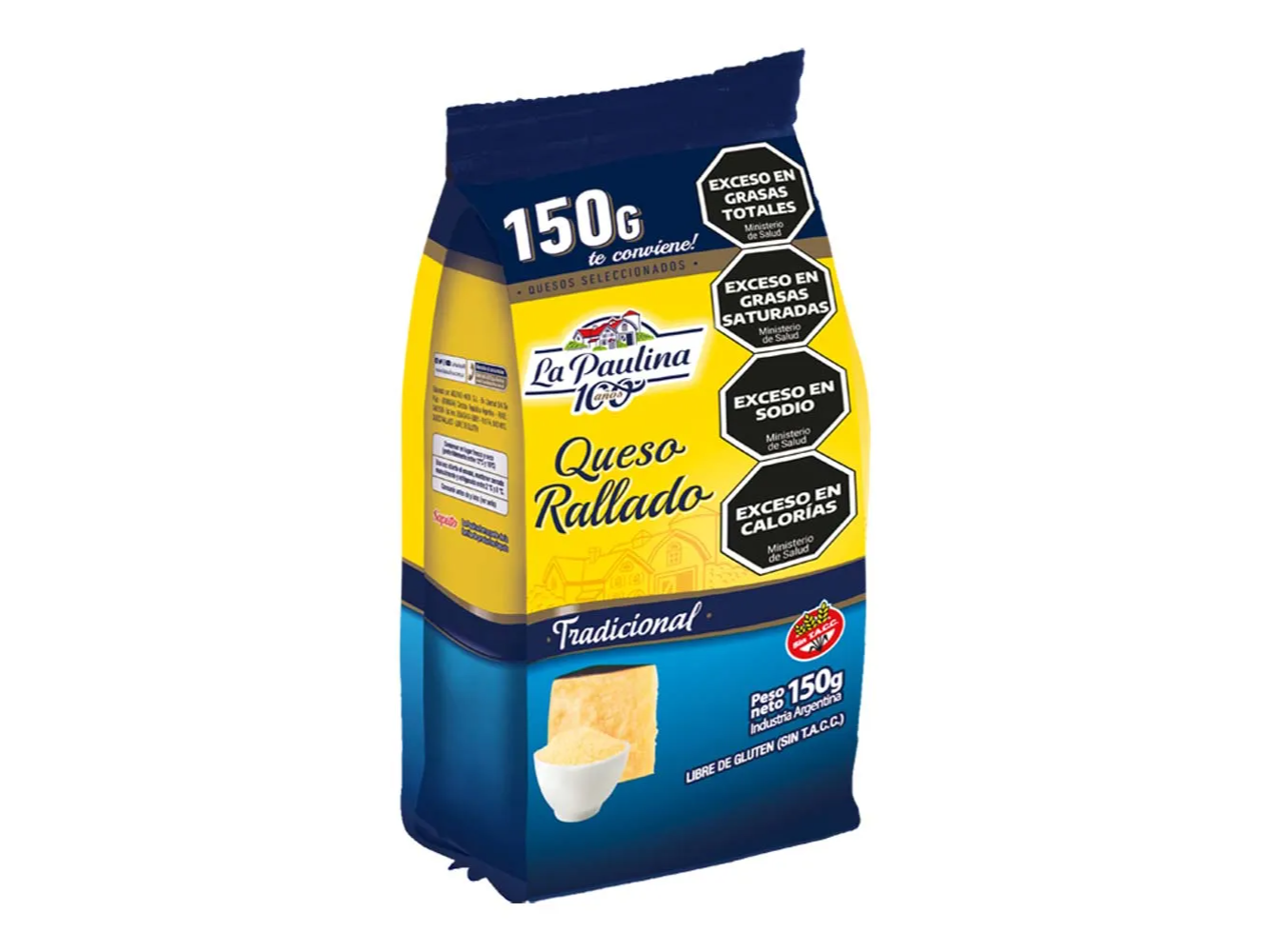 Queso Rallado La Paulina 150g