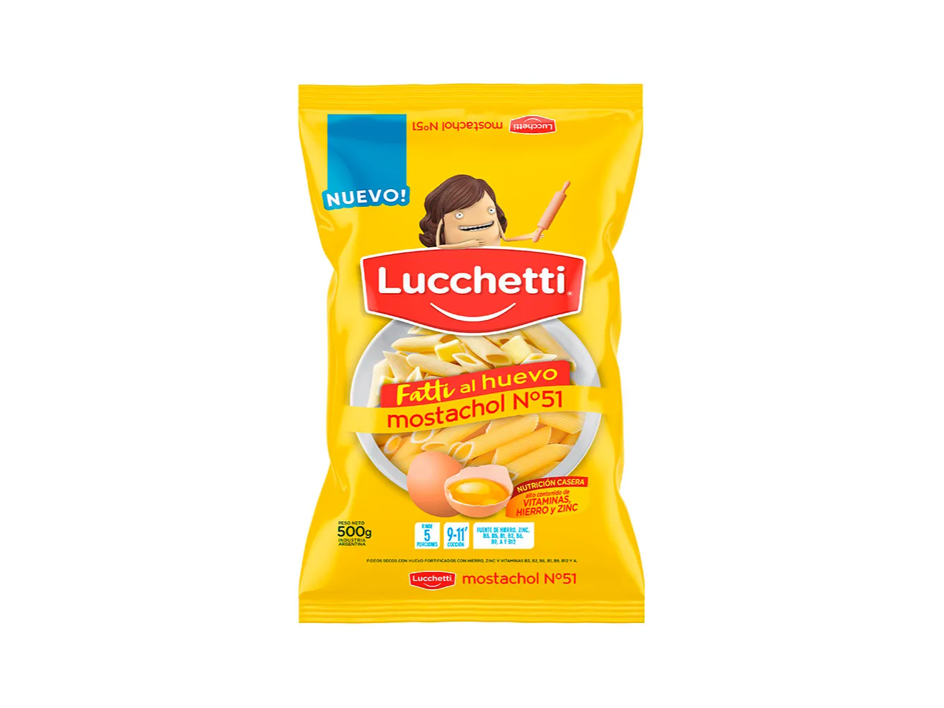 Lucchetti al Huevo Mostacho Nº51