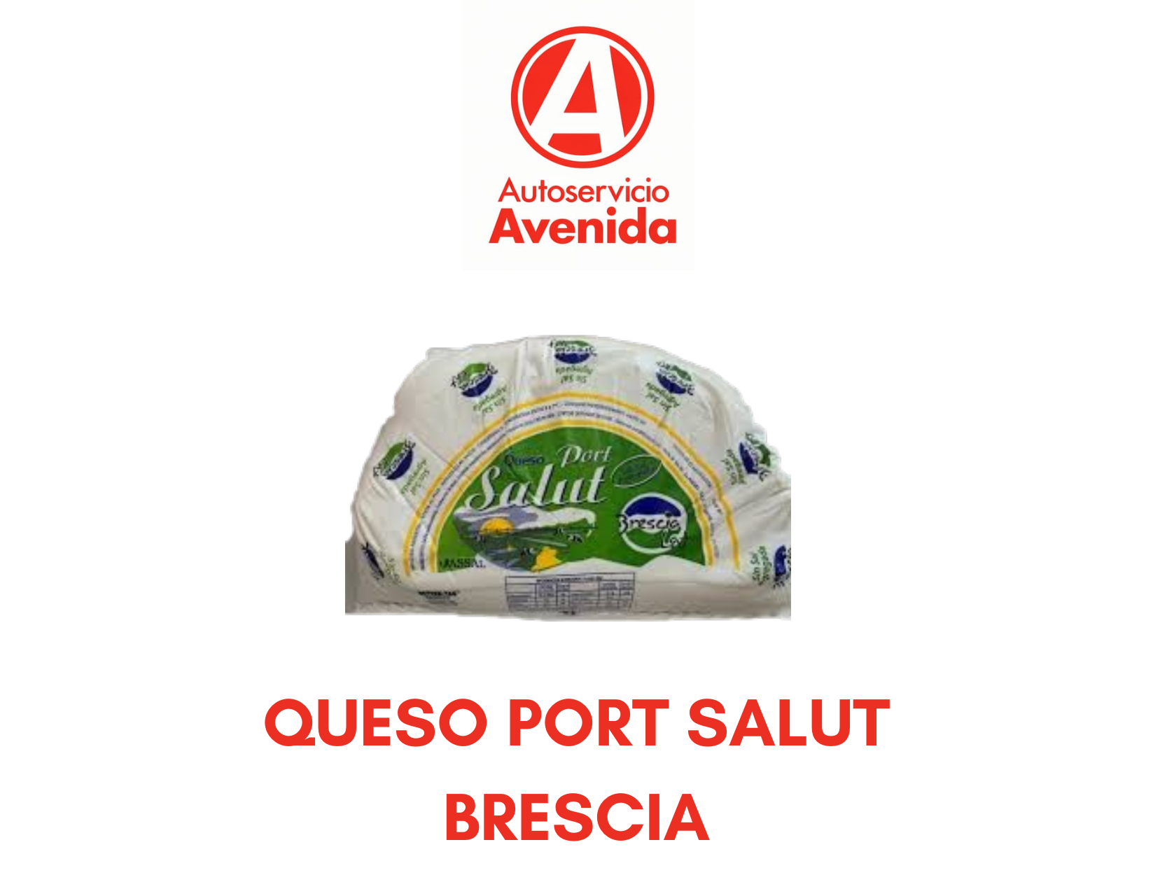 Queso Port Salut Brescia x100gr