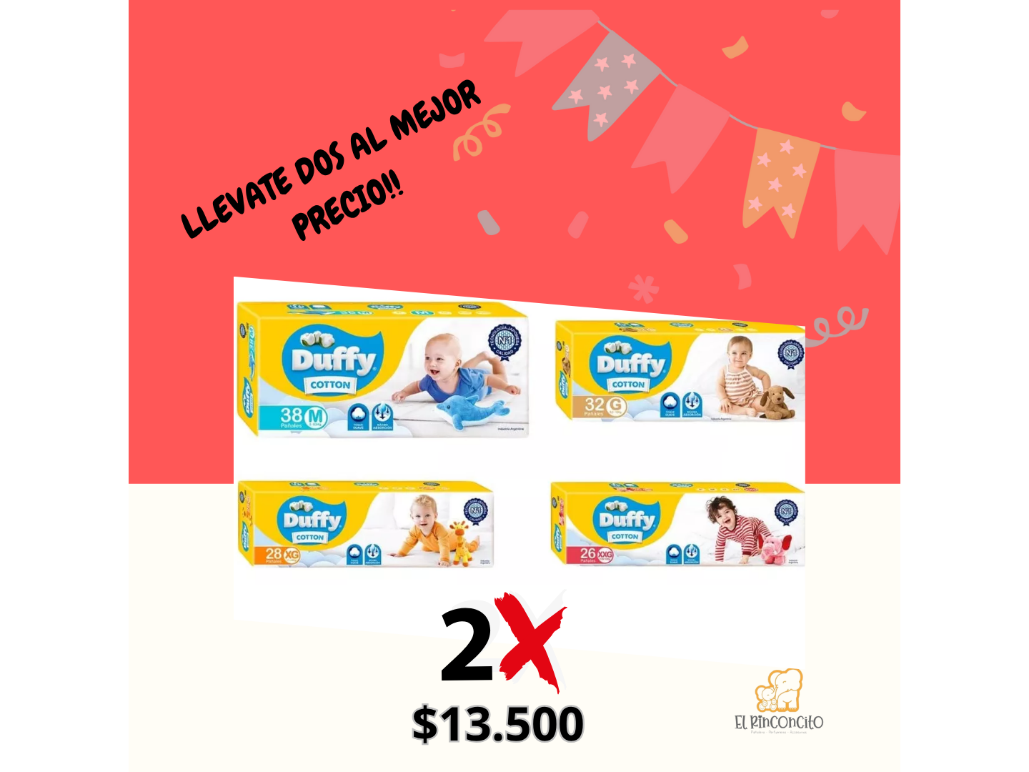 PAÑAL DUFFY  DEL M AL XXG X2