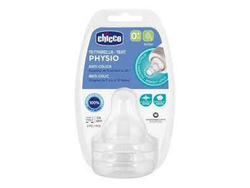 CHICCO TETINAS PHYSIO SILICONA 0M+ SLOW X2