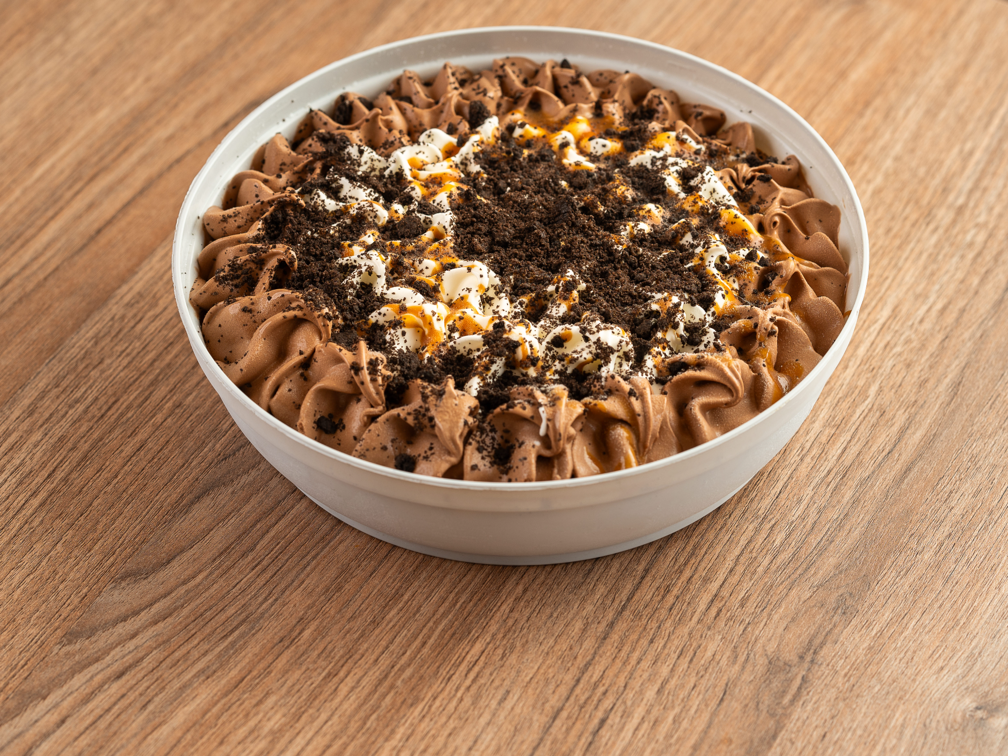 Torta helada de chocolate