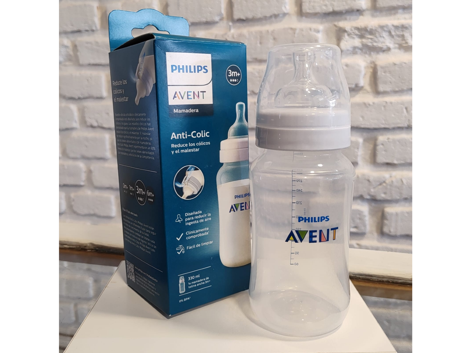 Mamadera Avent Anticolic 330ml