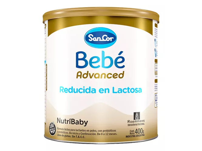 Sancor reducida en lactosa lata 400g