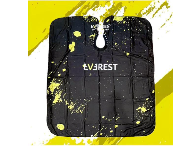 Capa Cuello Silicona EVEREST Negra Manchas Amarillas