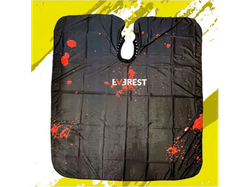 Capa Cuello Silicona EVEREST Negra Manchas Rojas