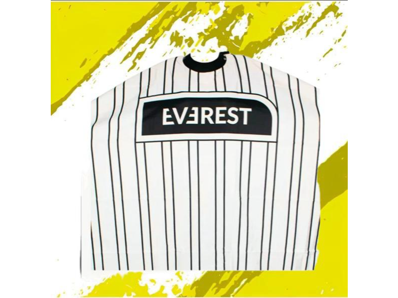 Capa Cuello Silicona EVEREST Blanca Lineas Negras