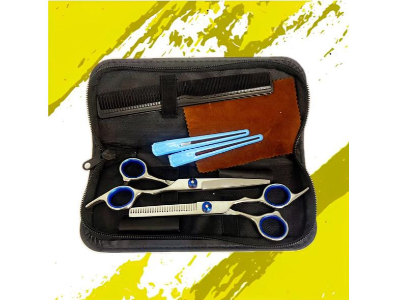 Combo de Tijeras Bicolor Acero 420 GENERICAS