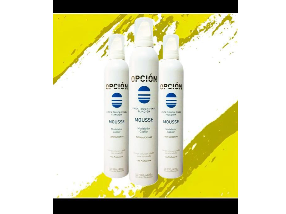 Mousse Modelador Capilar OPCION 420Ml.