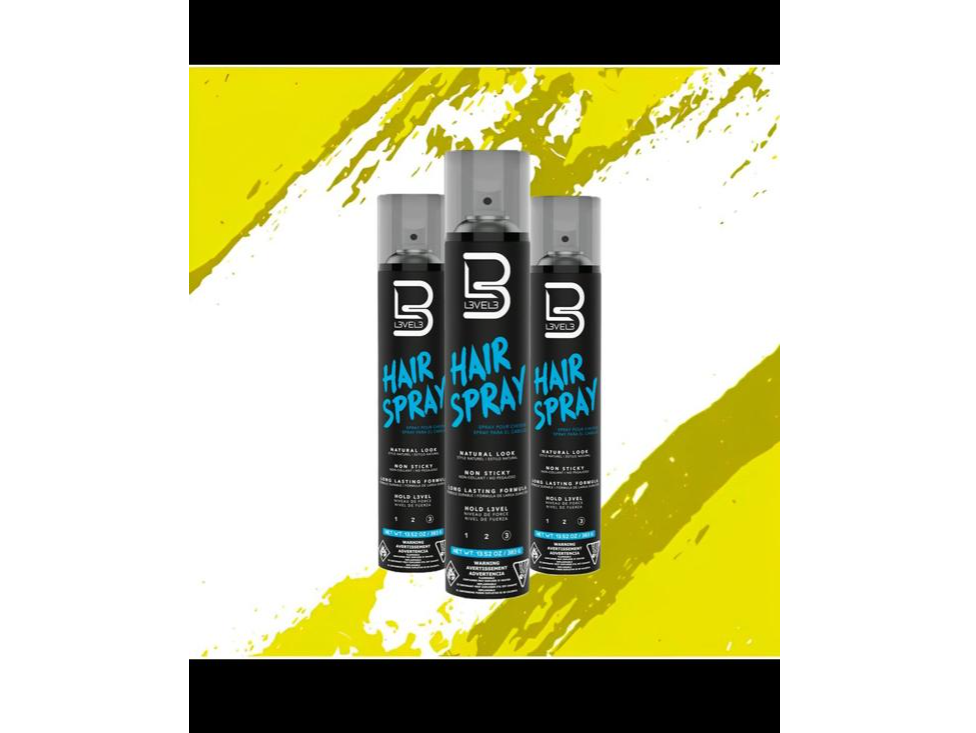 Spray de Fijación Natural L3VEL3