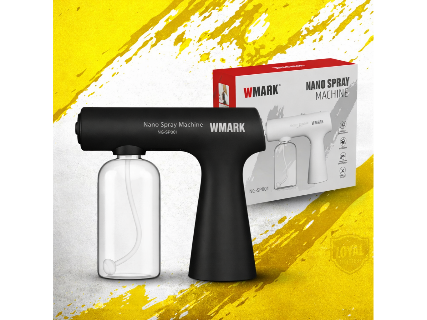 Nano Spray NG-SP001 (Blanco/Negro)