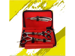 Combo Tijeras Con Navaja y Estuche Alta Calidad PRECISION