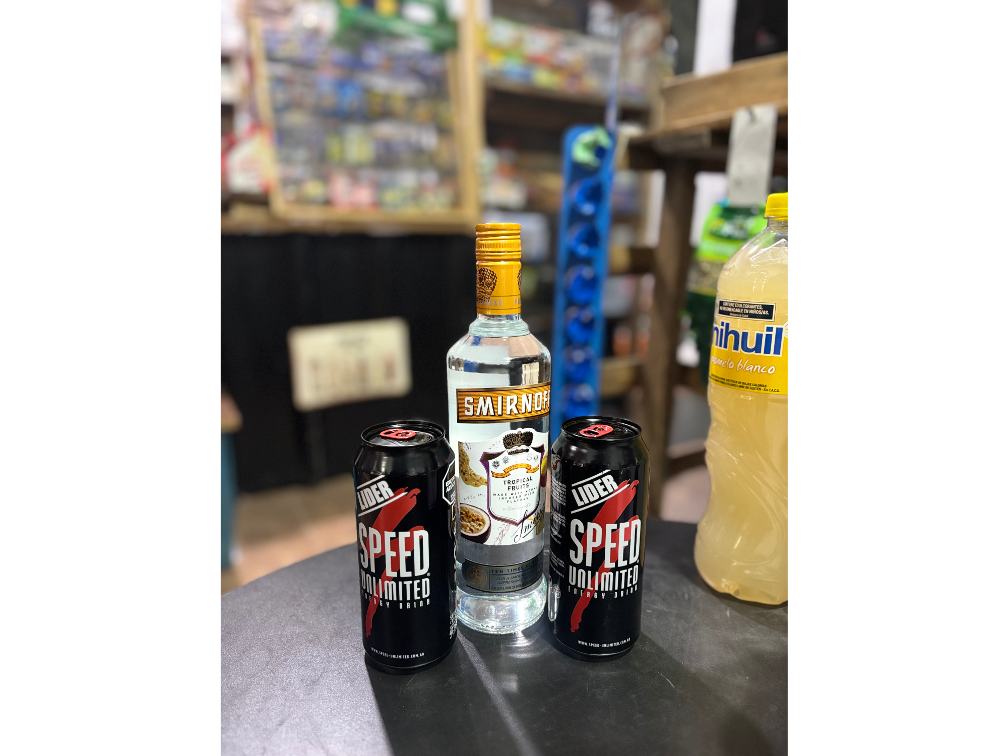 1 Smirnoff + 2 Speed XL