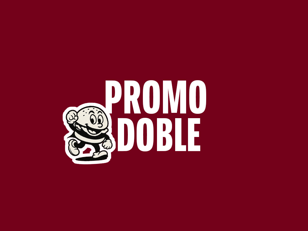 Promo dos hamburguesas dobles