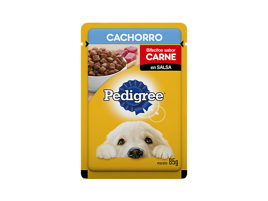 Pedigree Pouch Cachorros Carne x85g.