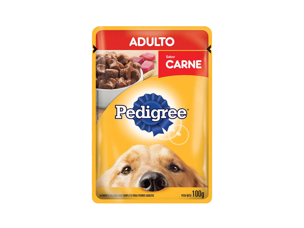 Pedigree Pouch Adultos Carne x100g.