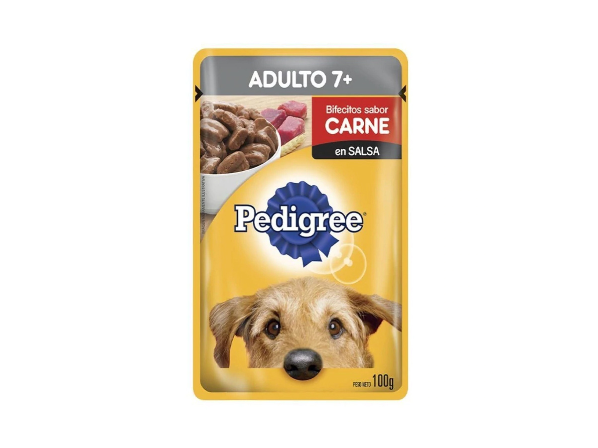 Pedigree Pouch Adultos +7 x100g.