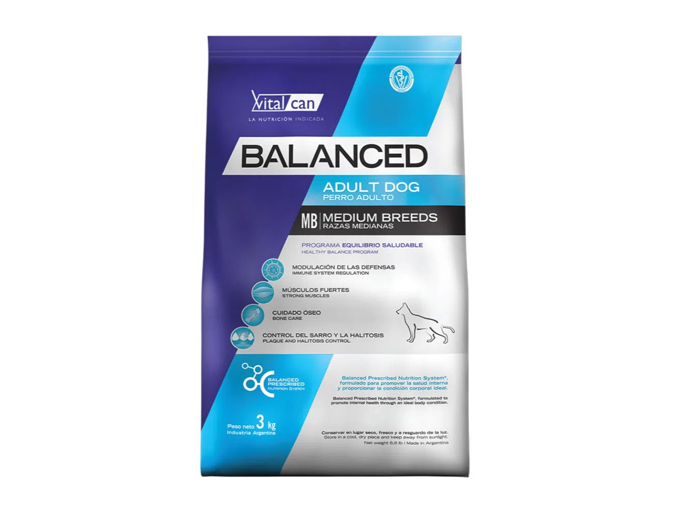 *Vital Can Balanced Perros Adultos Medianos