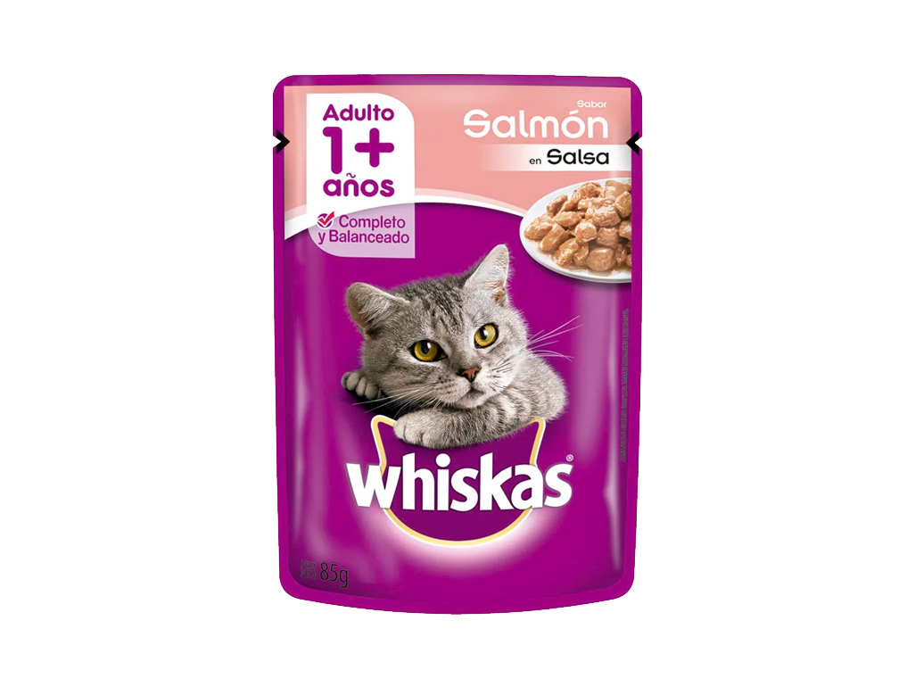 Whiskas Pouch Adultos Salmon Salsa x85.