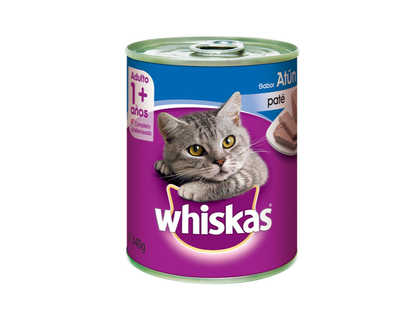 Whiskas Lata Adultos Atun x340g.