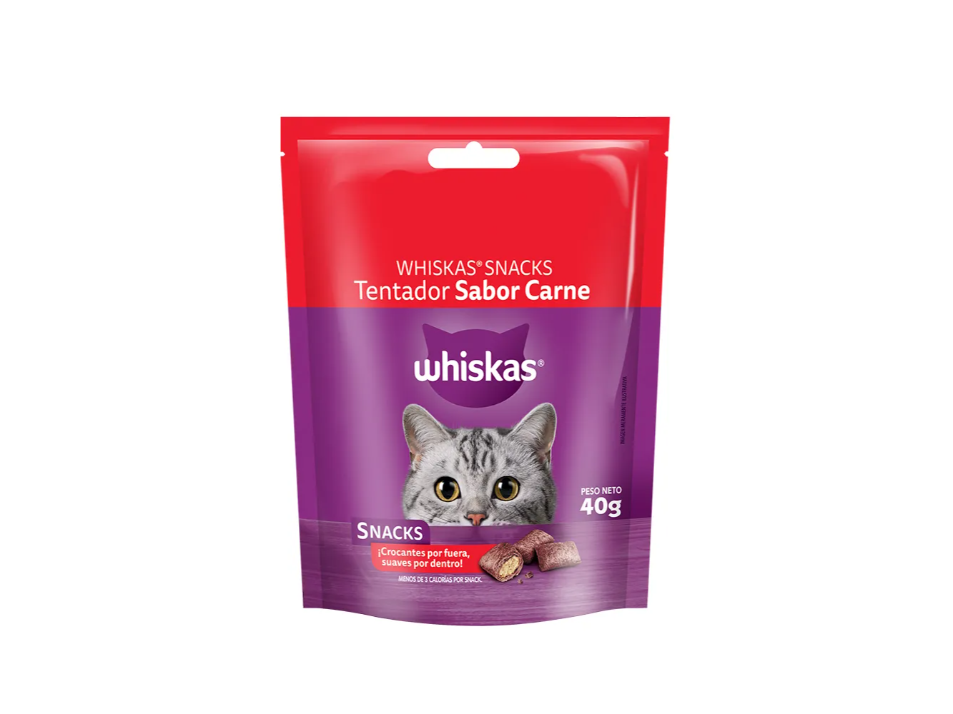 Whiskas Snack Tentador 40g. Carne