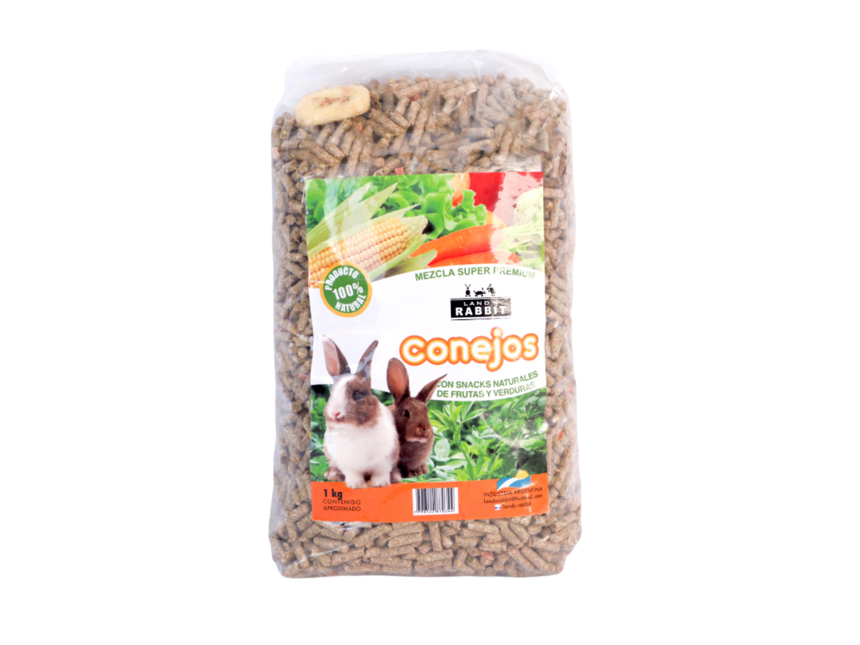 Rabbit Balanceado Conejos Premium x1kg.