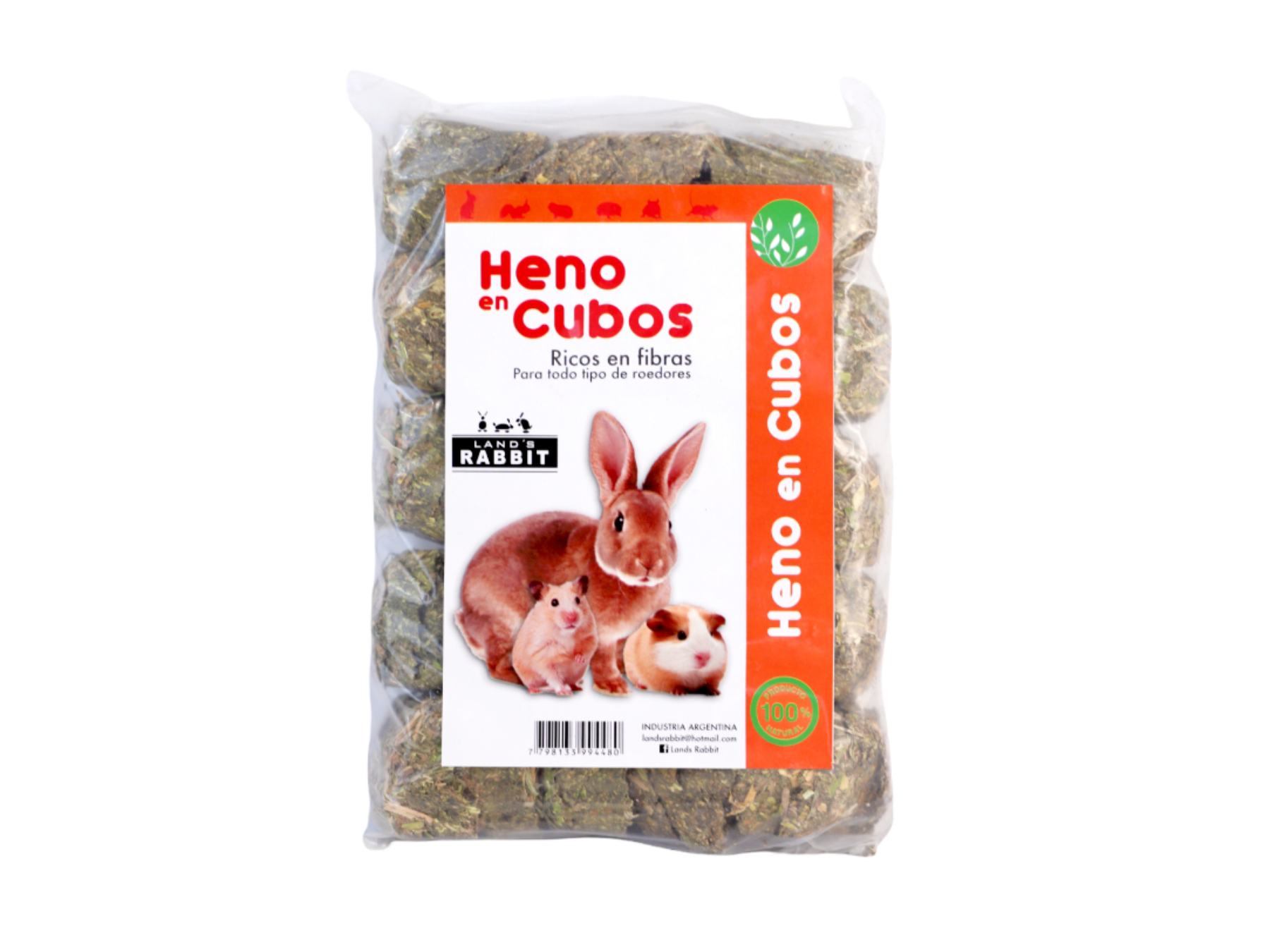 Rabbit Cubos de Heno x500g.