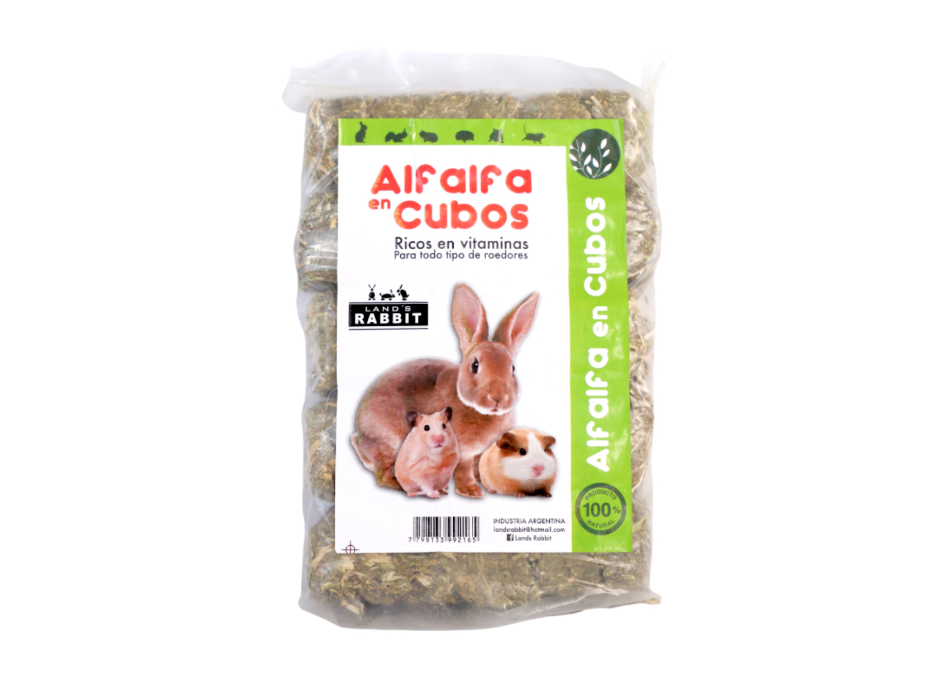 Rabbit Cubos de Alfalfa x500g.