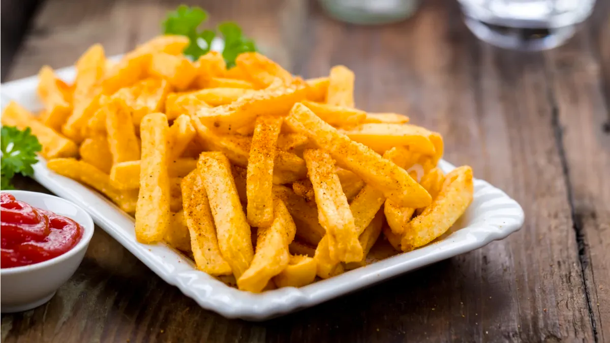 porcion de papas fritas