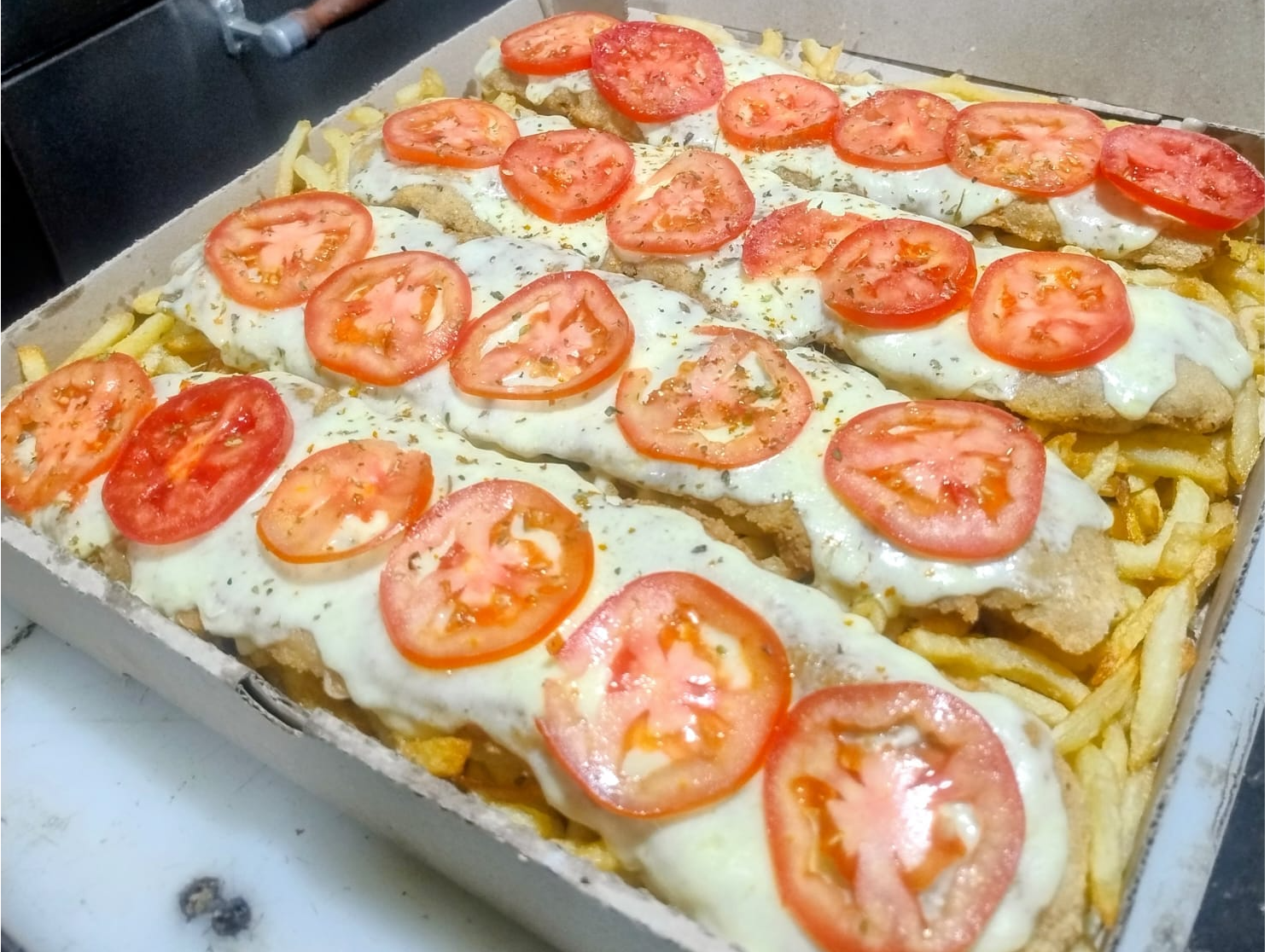 promo 3 : cuatro mila napo con frita + coca