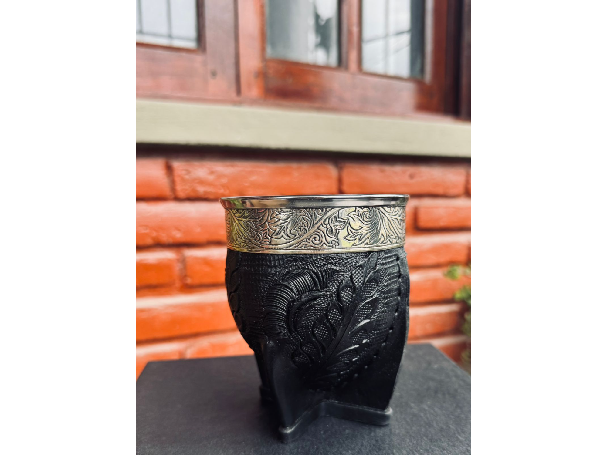 Mate Imperial Cuero Repujado