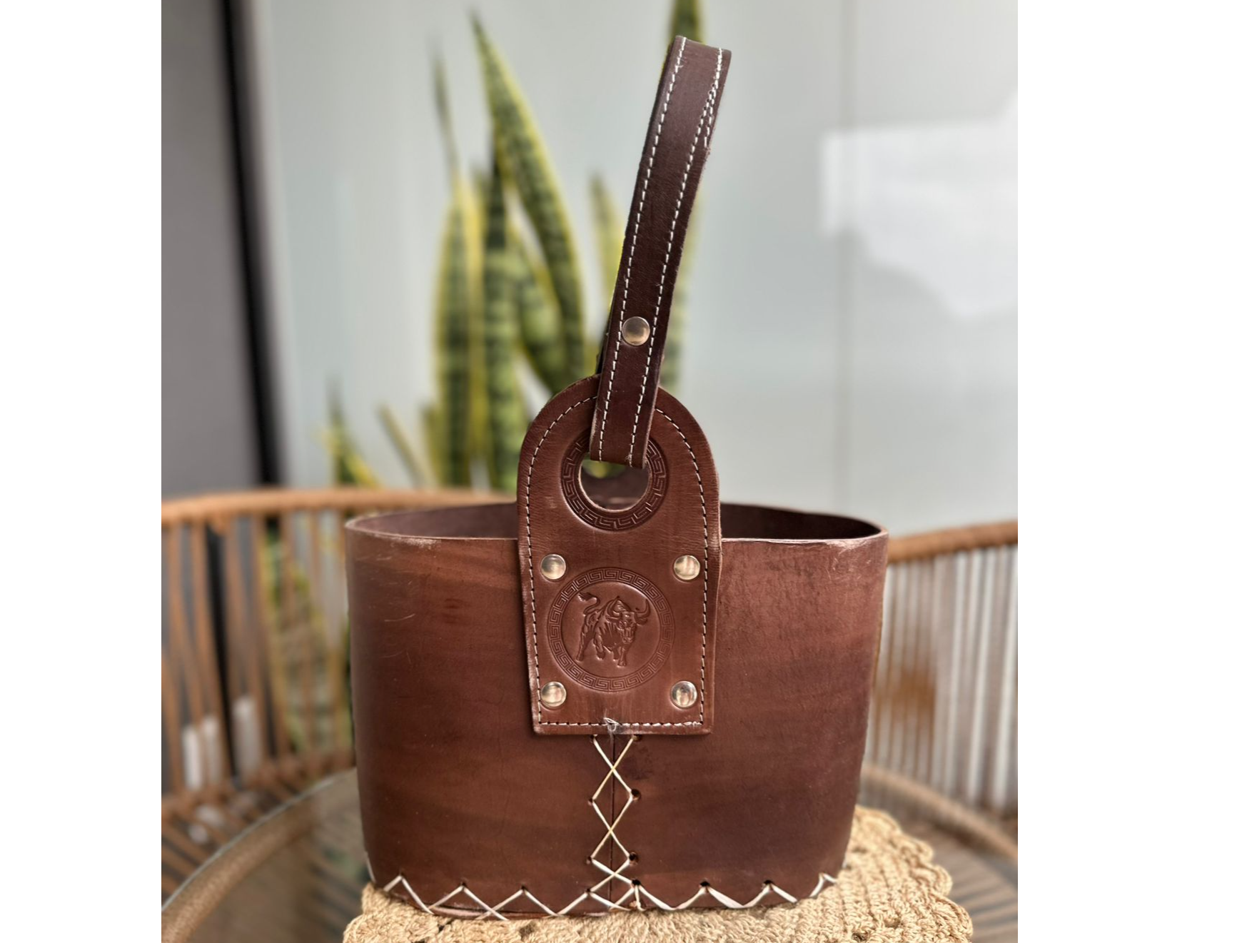 Matera chica color marron