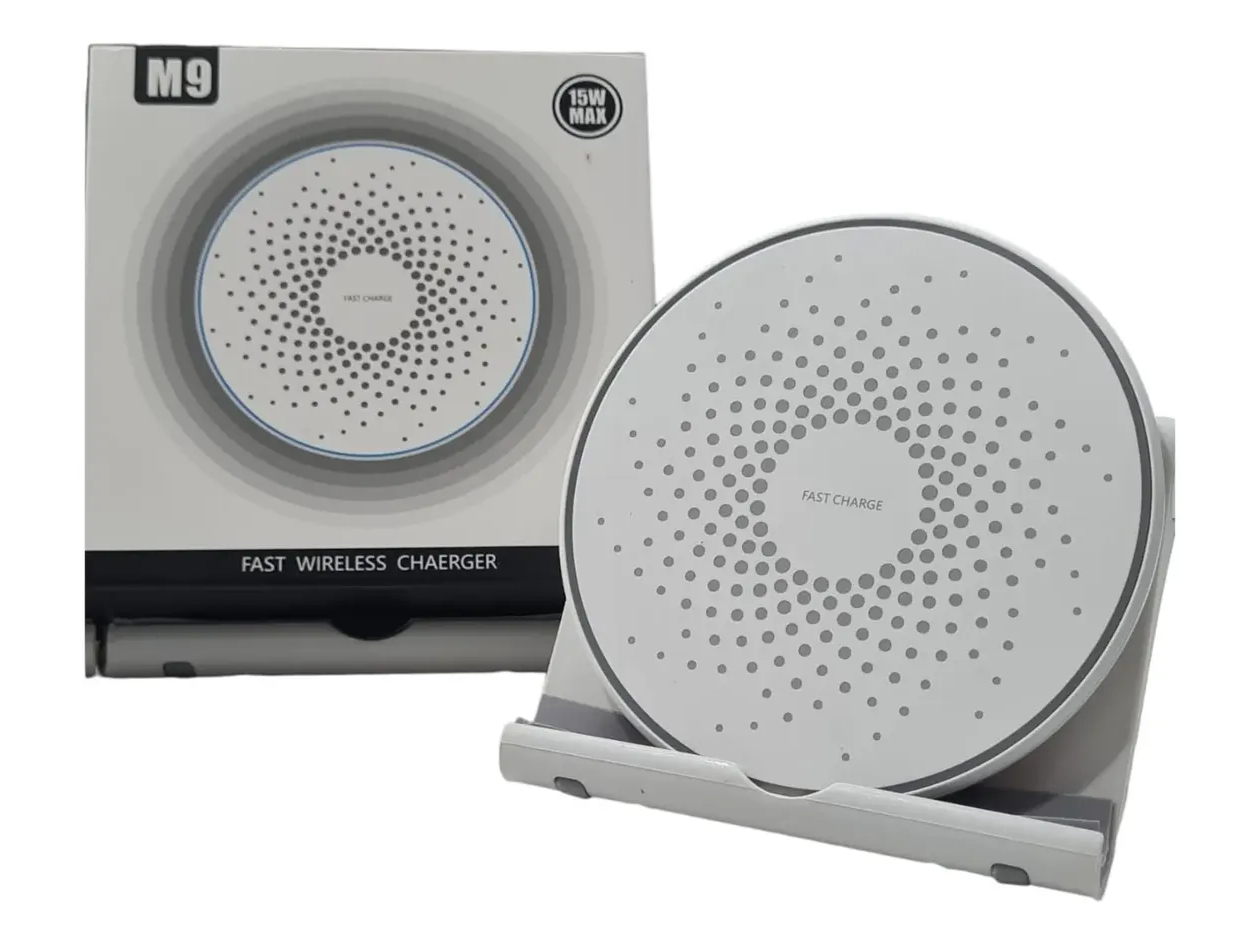 Cargador Inalámbrico M9 15w Usb-c Rápido Samsung/iPhone