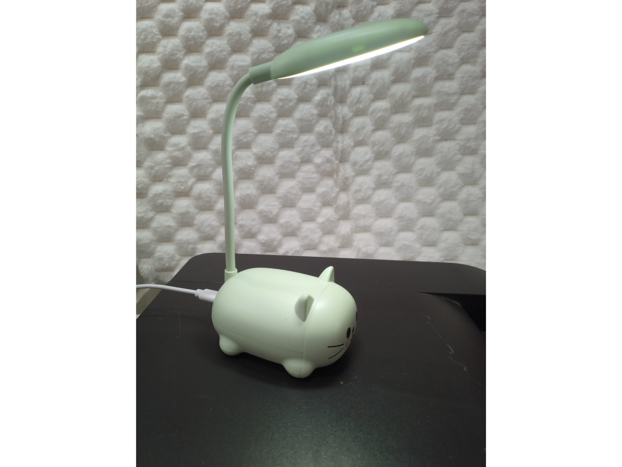 Lámpara De Escritorio Led Recargable Forma De Gato
