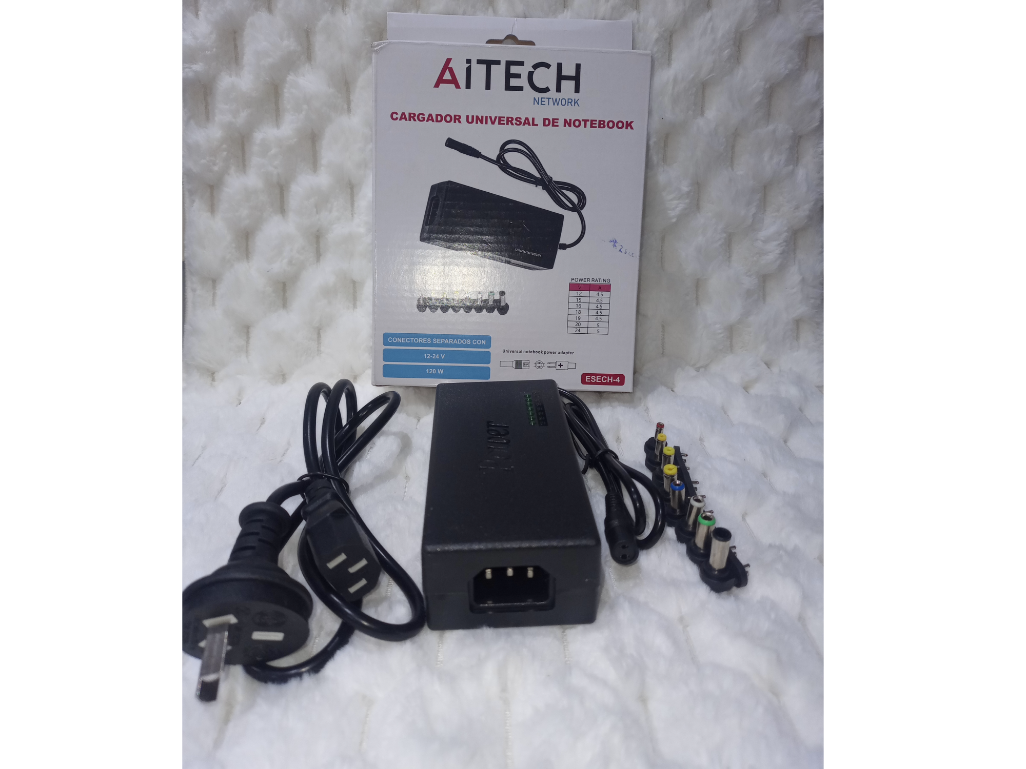 Cargador Notebook Universal De 120w Aitech