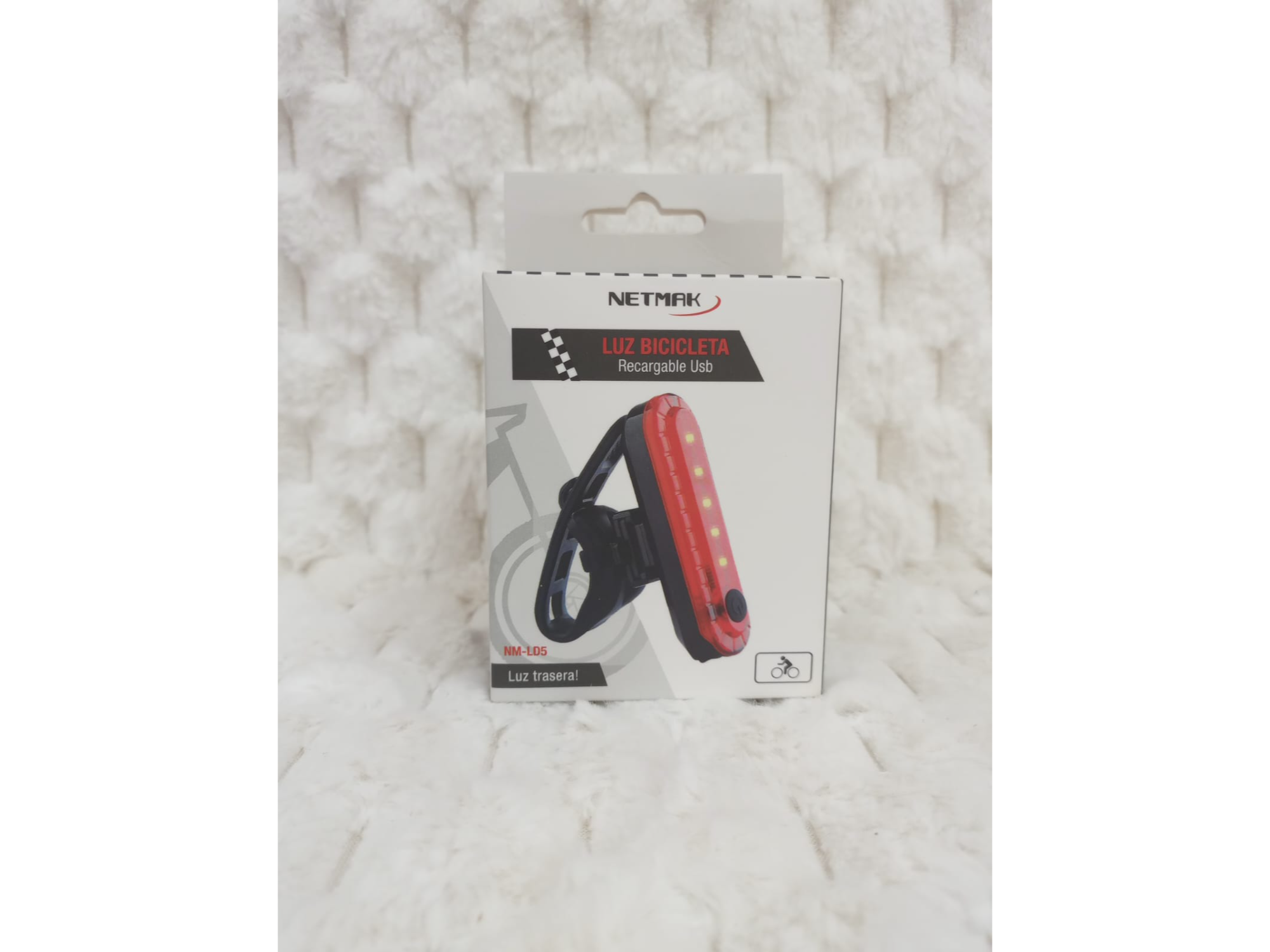 Luz recargable para bicicleta