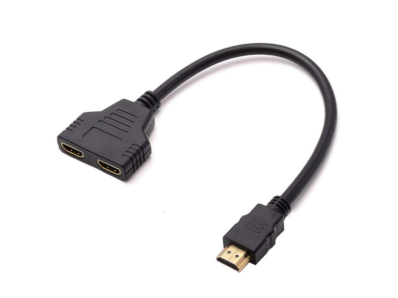 Cable adaptador splitter Hdmi Macho a 2 Hdmi hembra