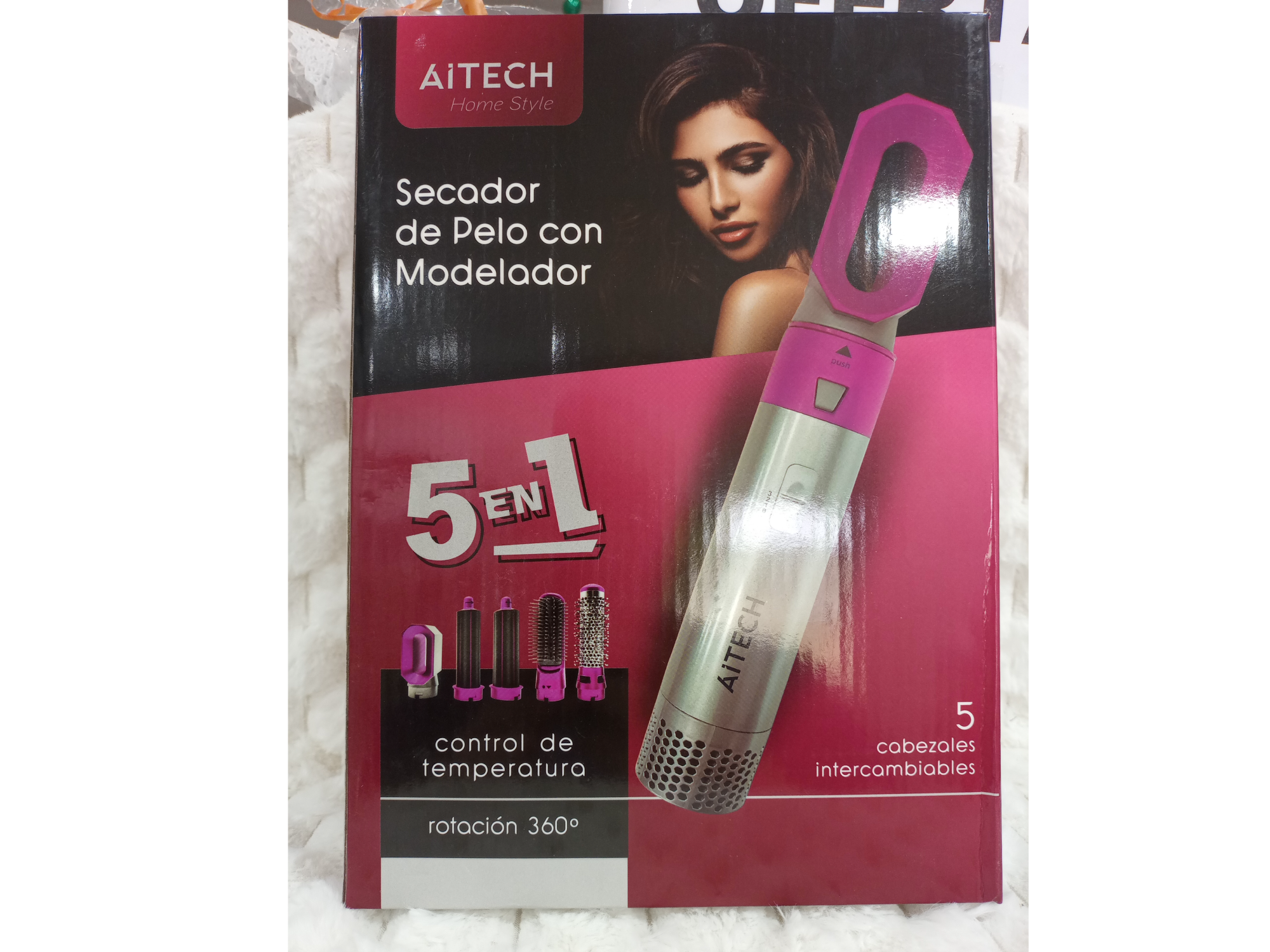 SECADOR DE PELO CON MODELADOR 5 EN 1