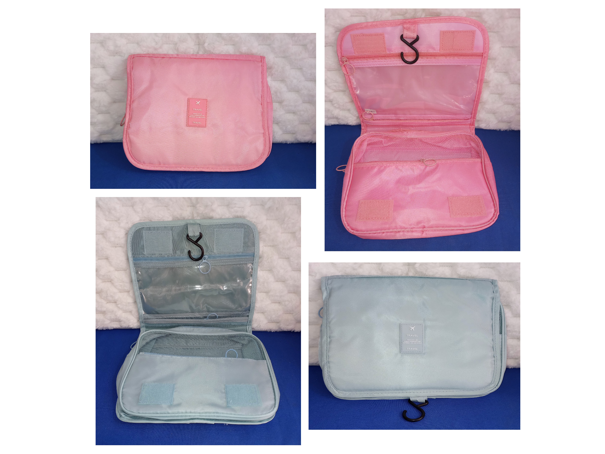 ORGANIZADOR NECESER PARA VIAJE CON PERCHA