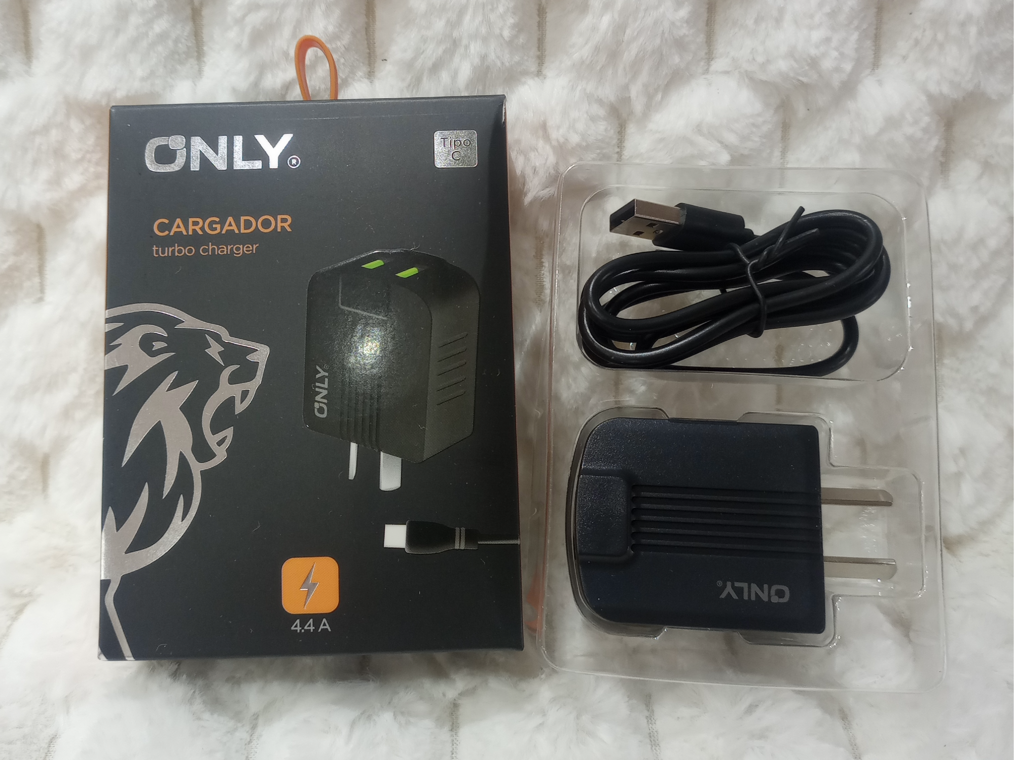 Cargador Rapido Only Turbo Con Cable Tipo C