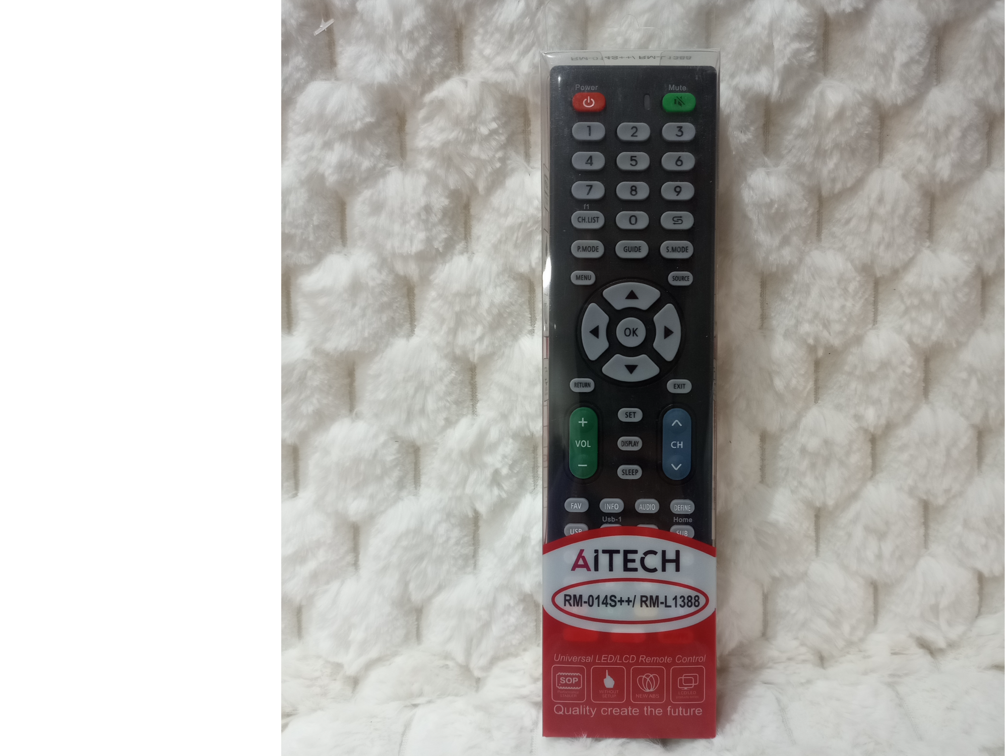 Control Remoto Universal Para Tv Smart Tv Lcd/led R-m014s+