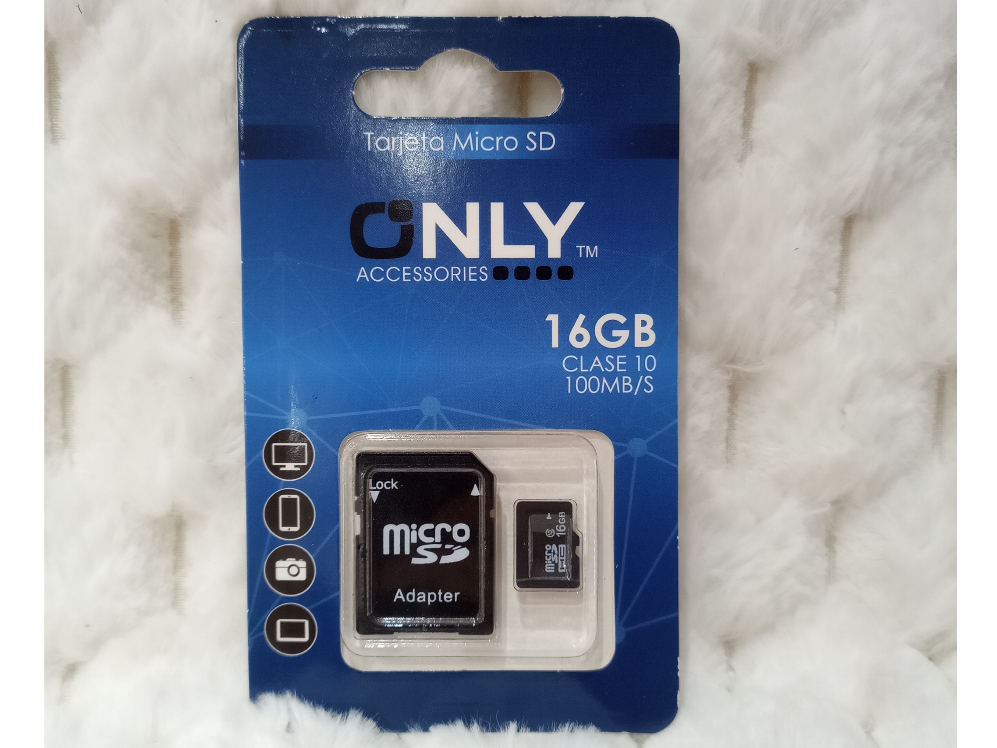 Tarjeta De Memoria Micro Sd Clase10 + Adaptador 16 GB