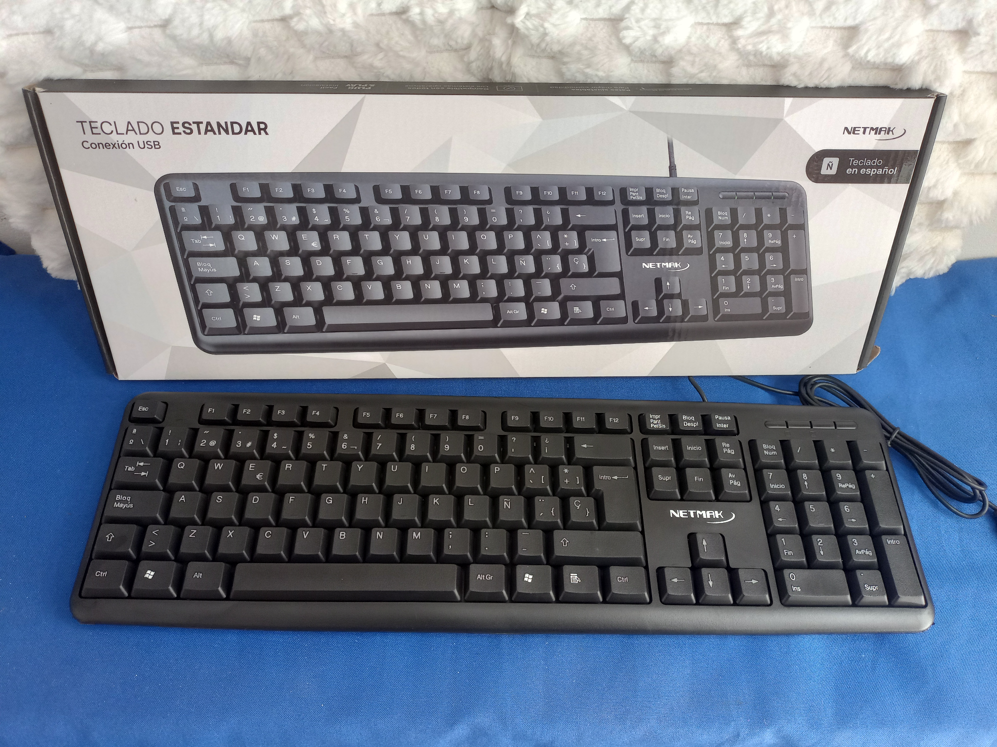 TECLADO USB NETMAK SLIM KB579