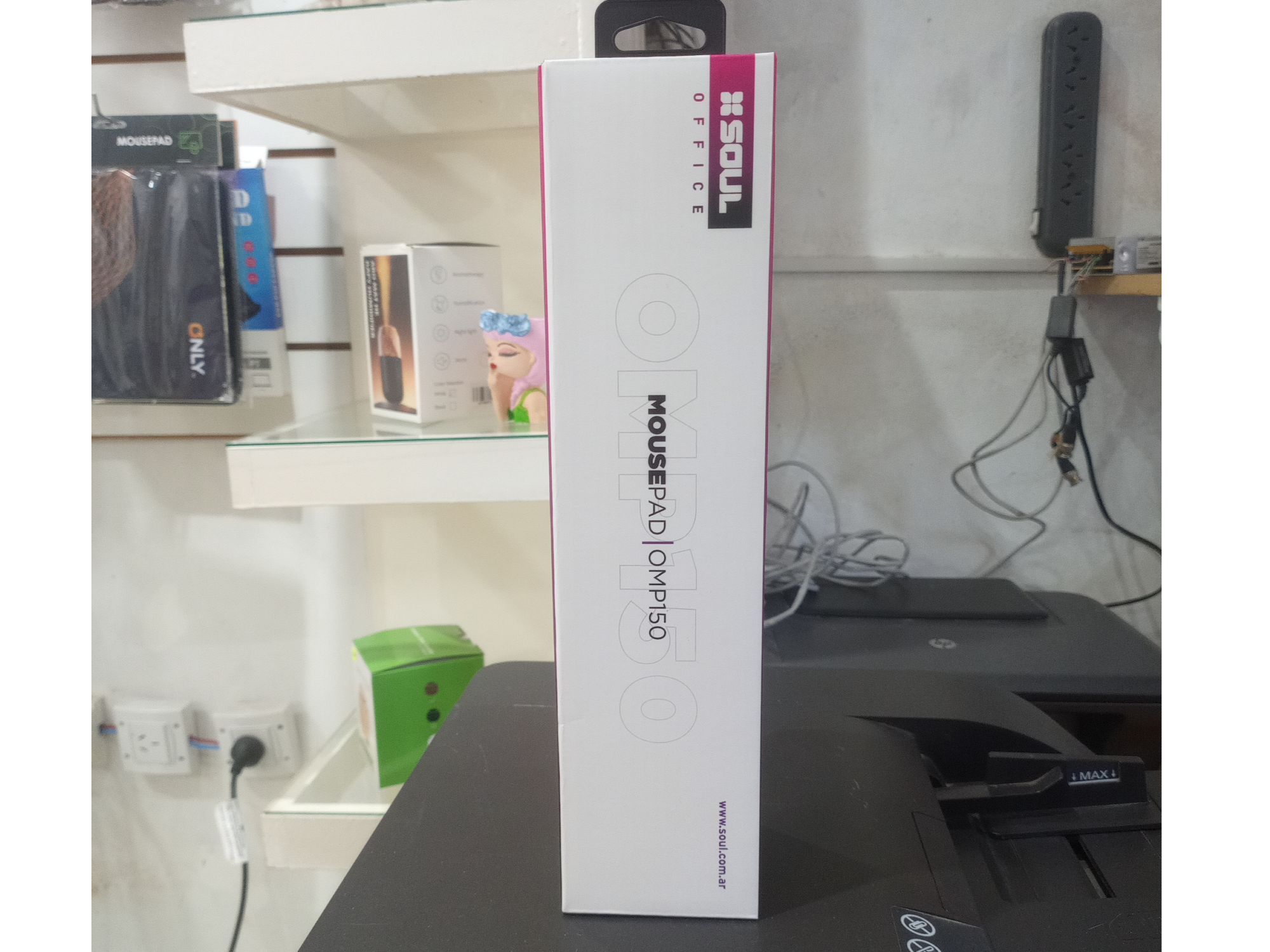 Mouse Pad Office Large 70x30 Negro Soul PER-OMP150